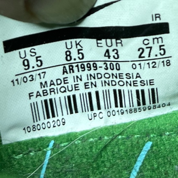 Nike Shox Gravity Sequoia Light Blue Fury Size 9.5 - Picture 7 of 12